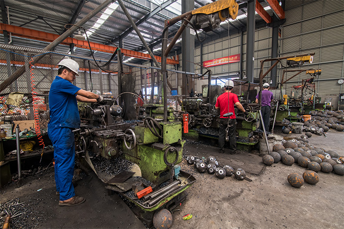 梧州网架配件车间